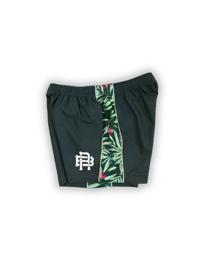 BOOZY GREEN SHORTS - PINK & GREEN