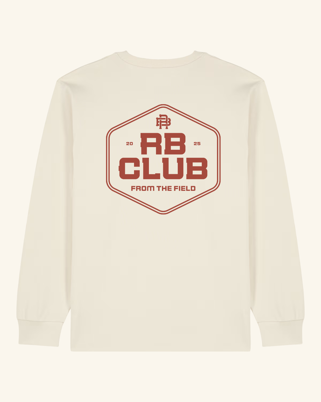 HEAVY WEIGHT LONG SLEEVE TEE - OFF WHITE