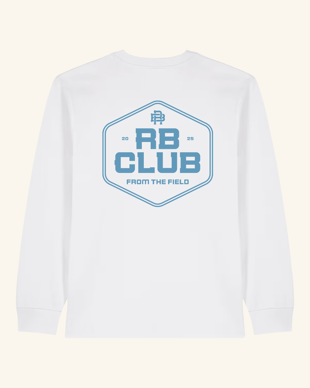HEAVY WEIGHT LONG SLEEVE TEE - WHITE