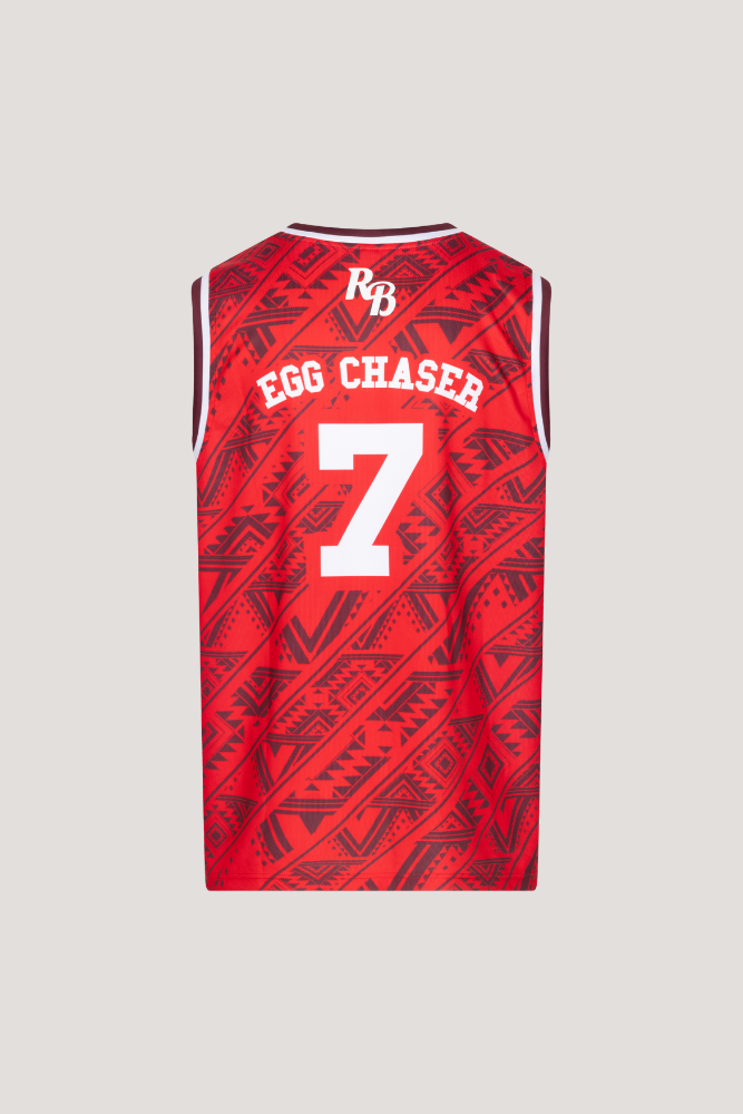 DEVILS CHASER VEST - RED & MAROON
