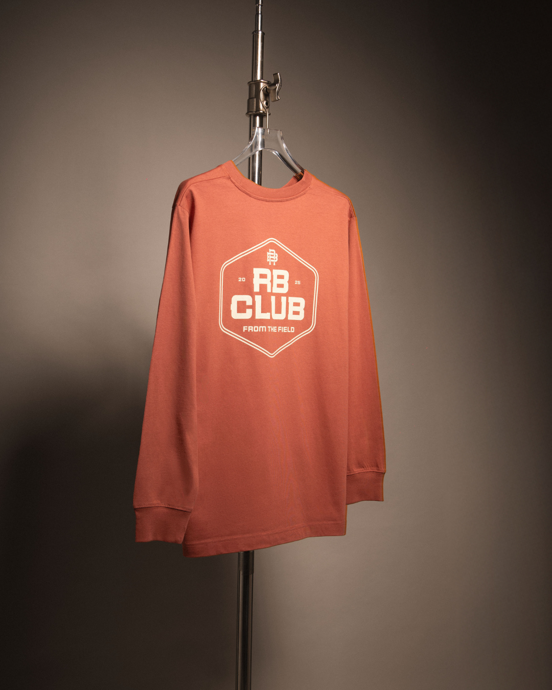 HEAVY WEIGHT LONG SLEEVE TEE - RUST