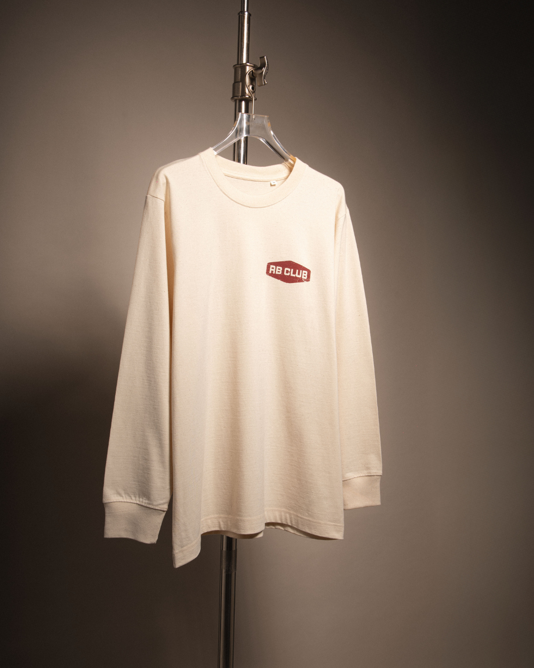 HEAVY WEIGHT LONG SLEEVE TEE - OFF WHITE