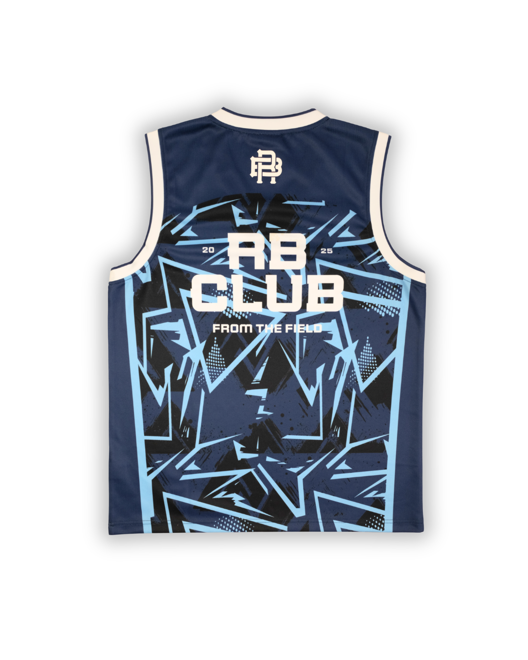 ELECTRIC BLUE VEST - BLUE & WHITE