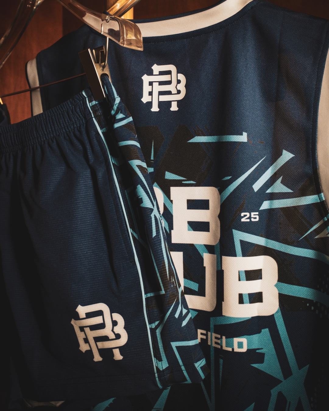 ELECTRIC BLUE SHORTS - BLUE & WHITE