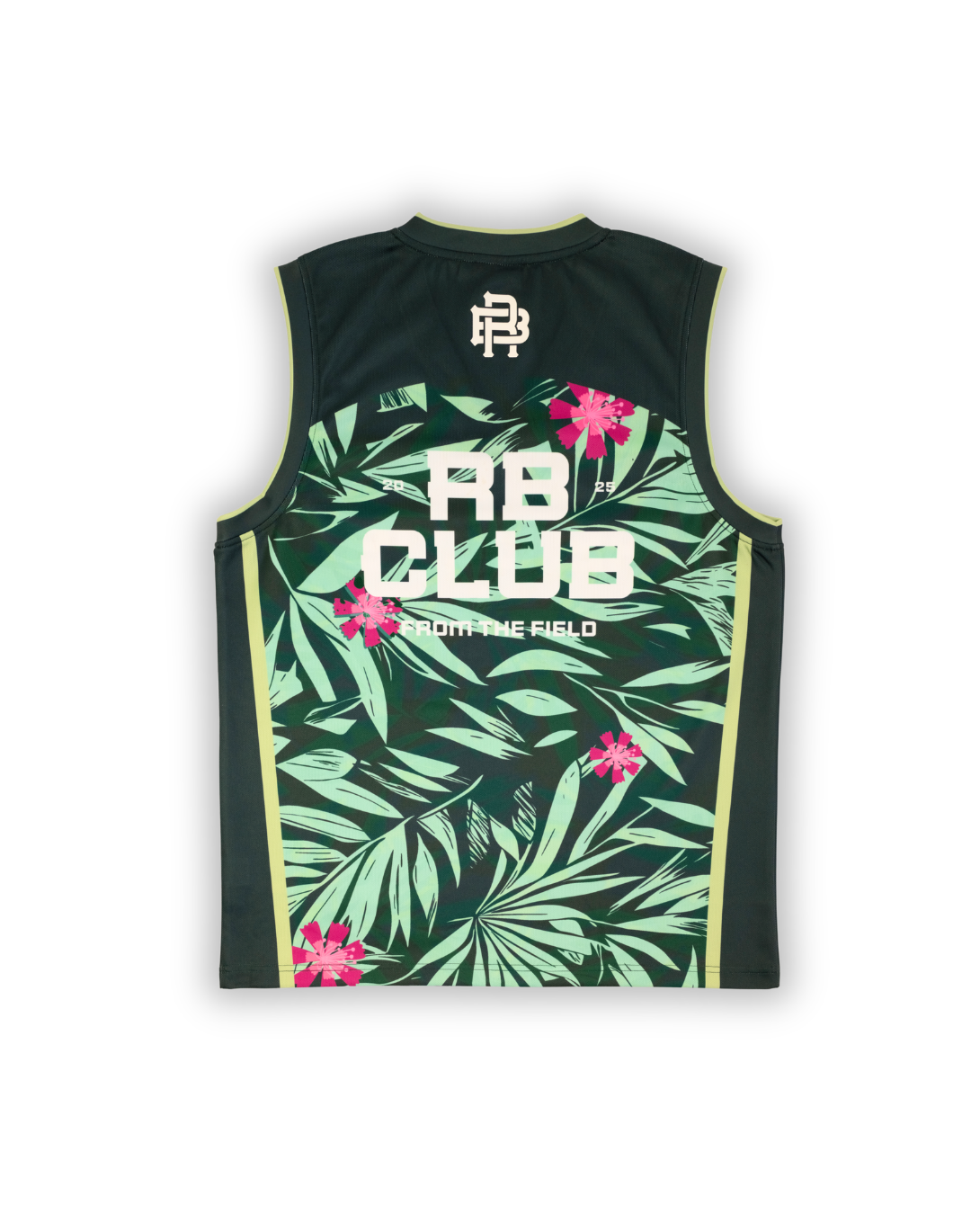 BOOZY GREEN VEST - PINK & GREEN