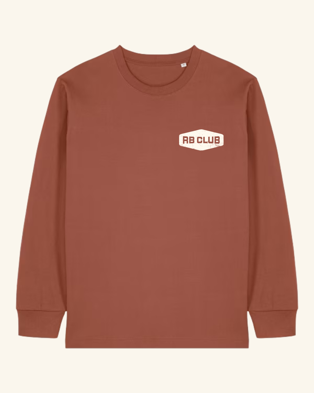 HEAVY WEIGHT LONG SLEEVE TEE - RUST