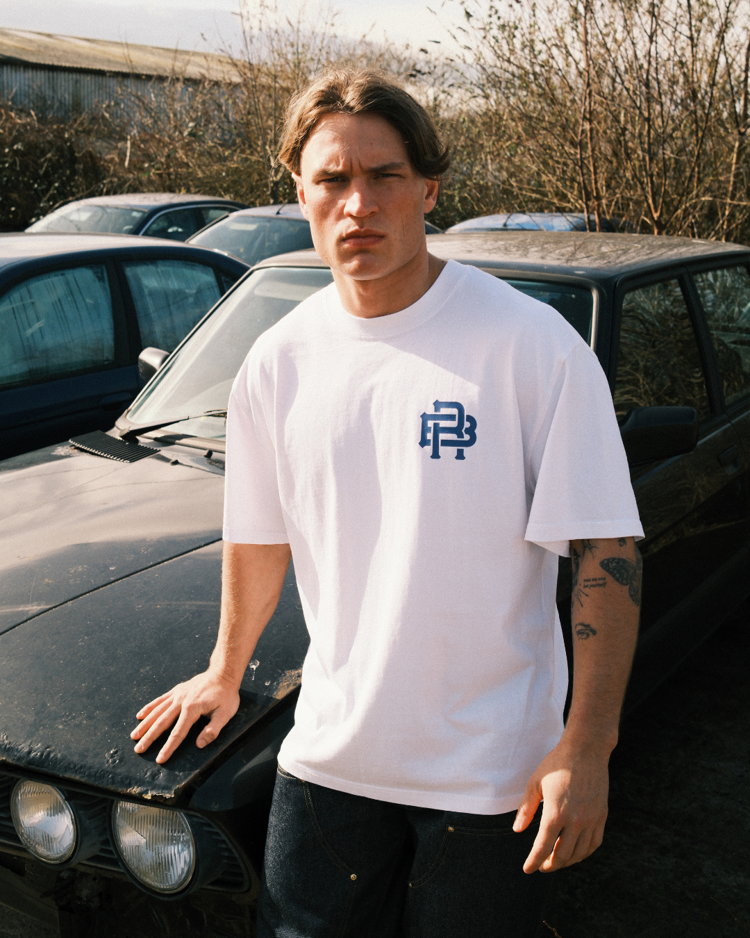 TRUCKER TEE - WHITE