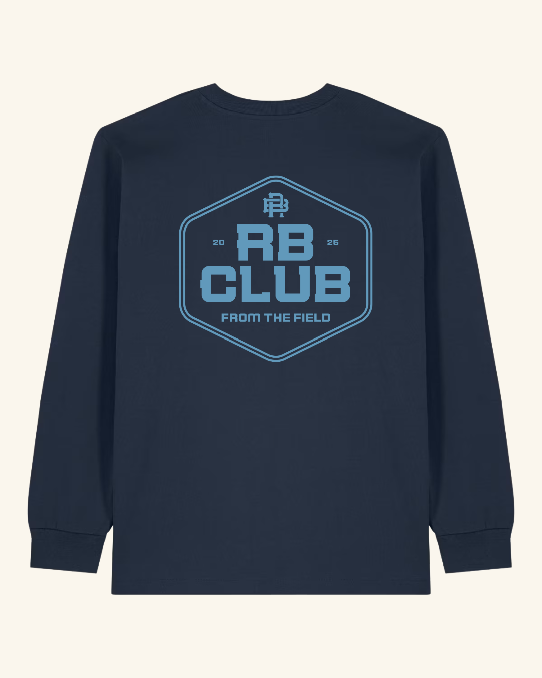 HEAVY WEIGHT LONG SLEEVE TEE - NAVY