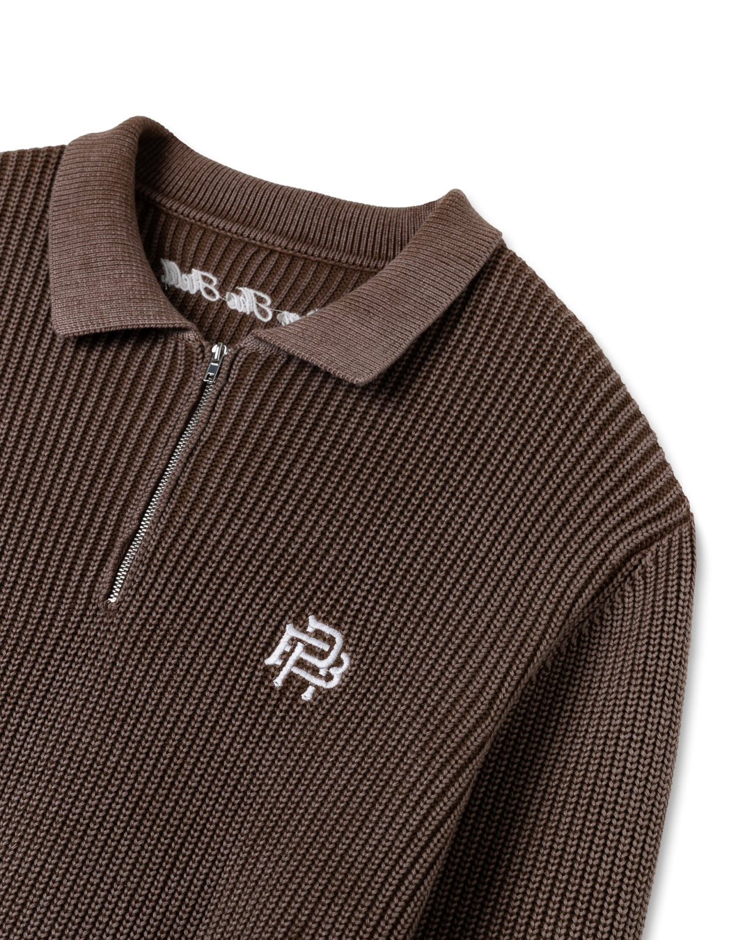 FISHERMAN 1/4 ZIP - ACID BROWN