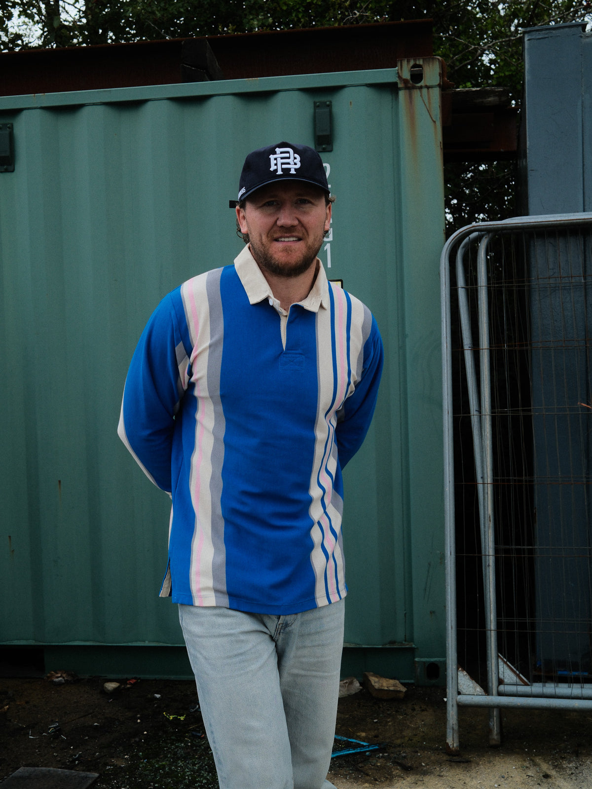 BRITISH MADE RUGBY JERSEY - BABY BLUE & PINK