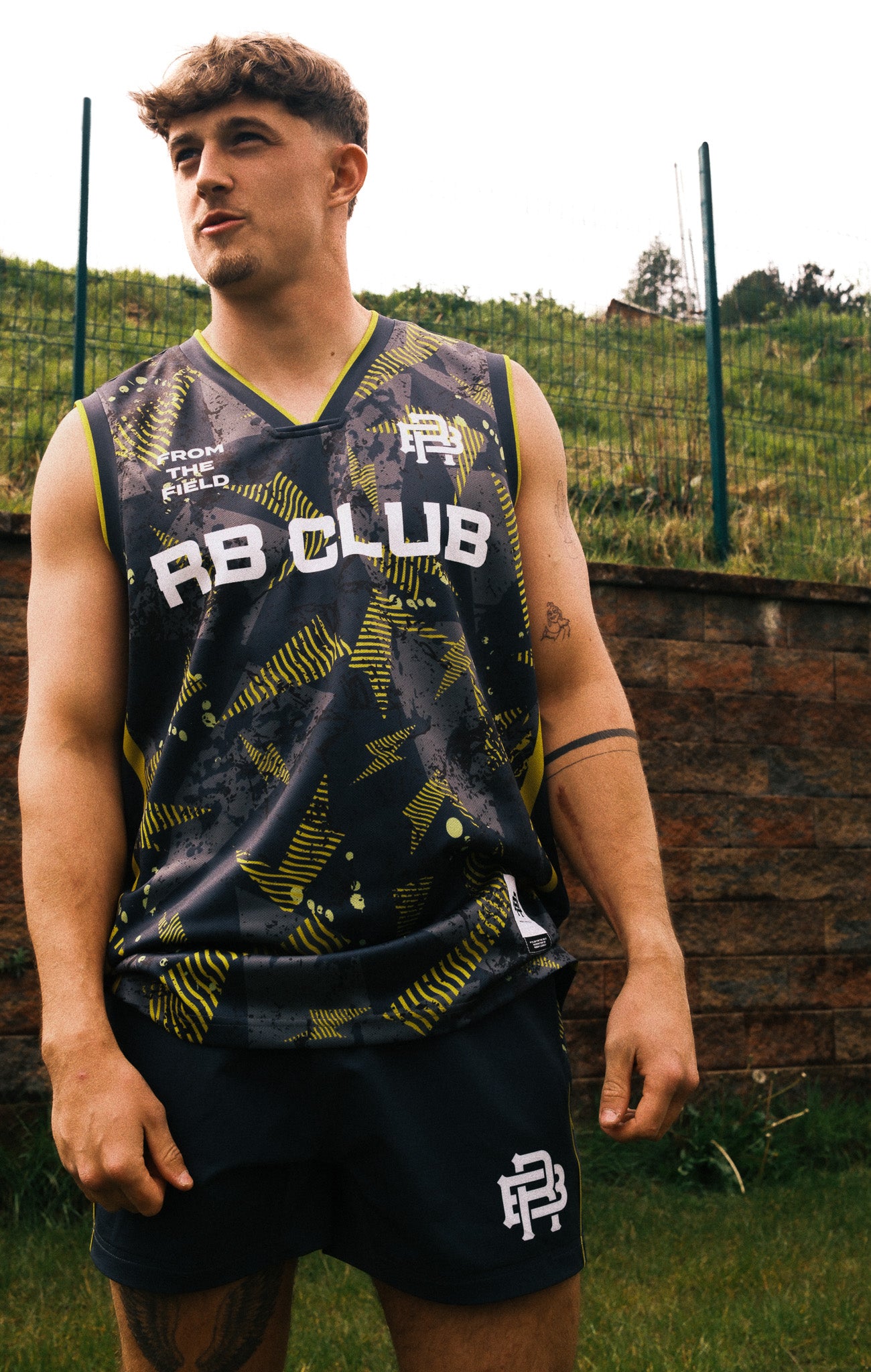 GOLD FUZZ SHORTS - GOLD & BLACK