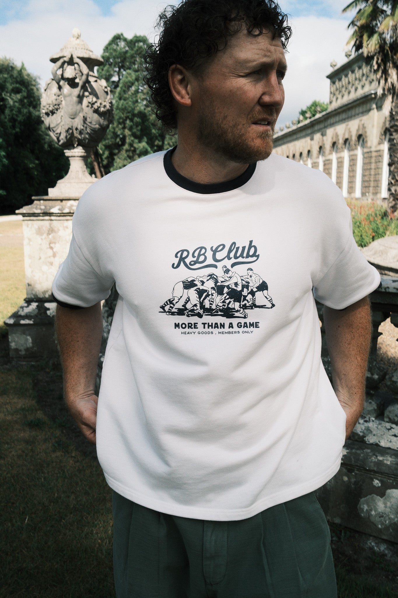 RINGER TEE - OFF WHITE