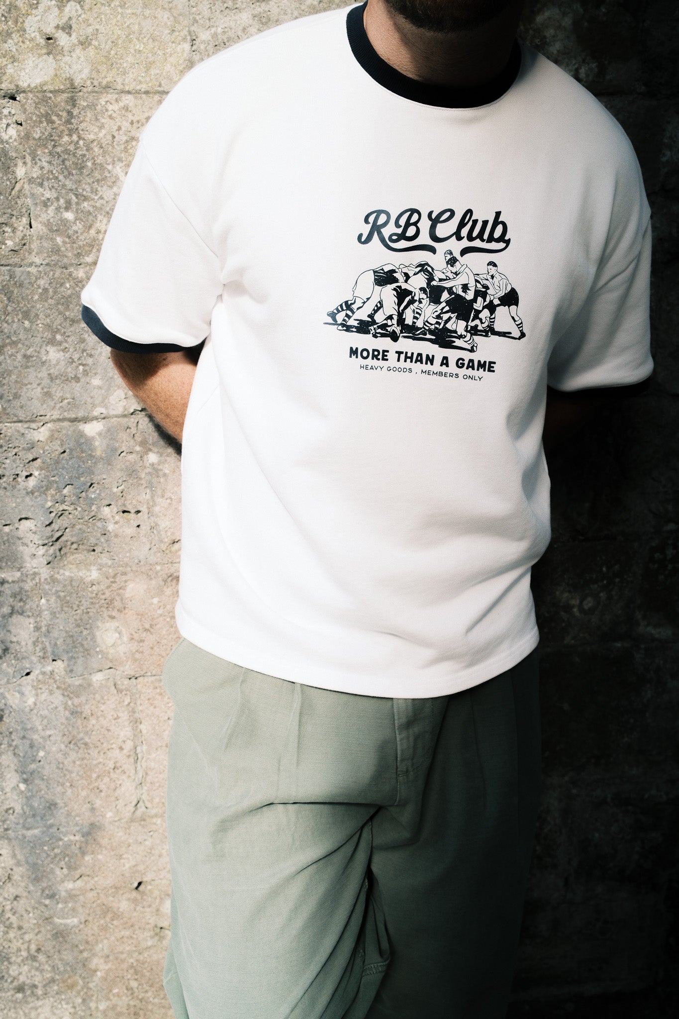 RINGER TEE - OFF WHITE