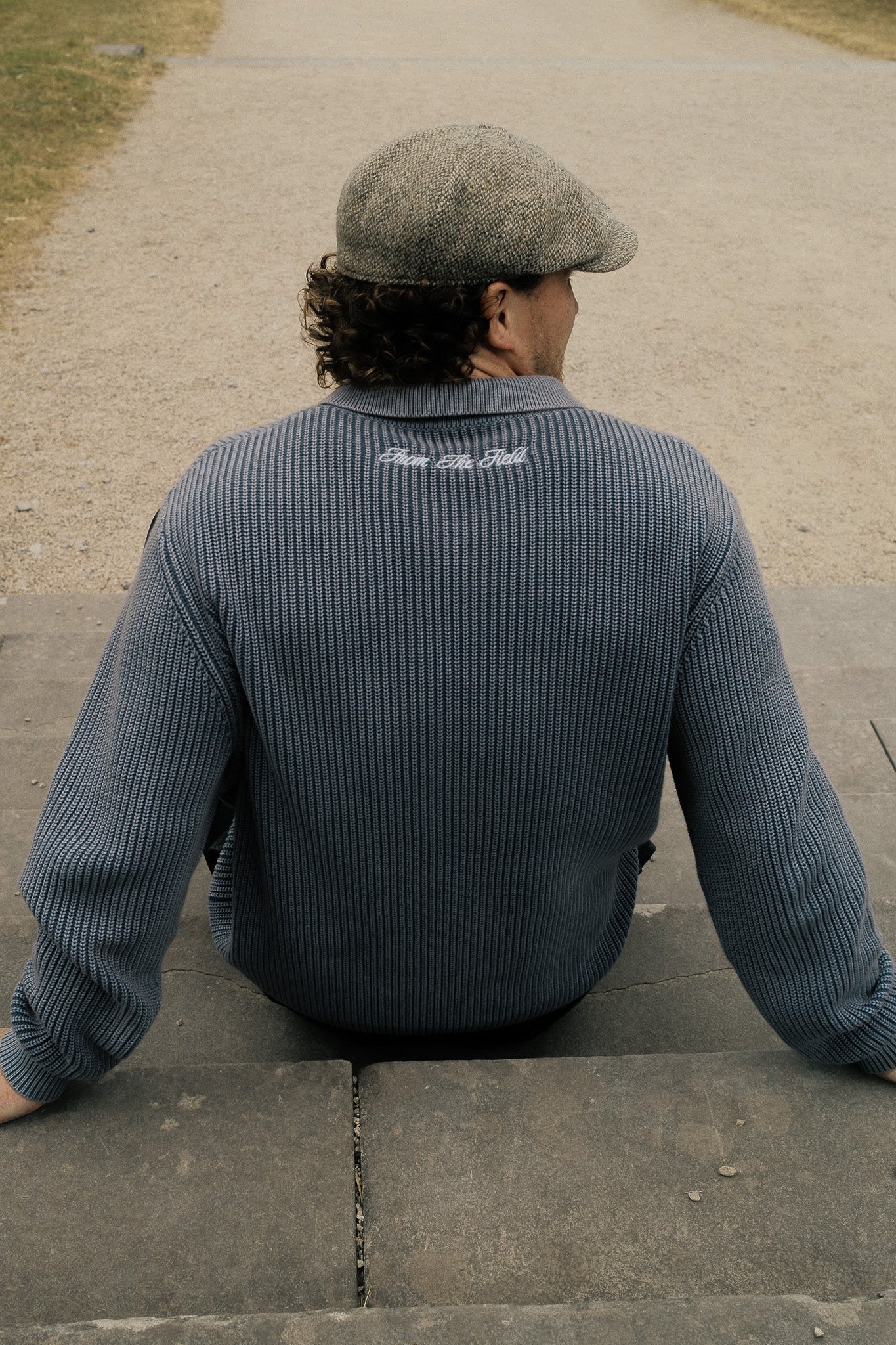 FISHERMAN 1/4 ZIP - ACID BLUE