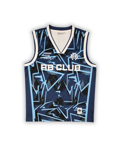 ELECTRIC BLUE VEST - BLUE & WHITE