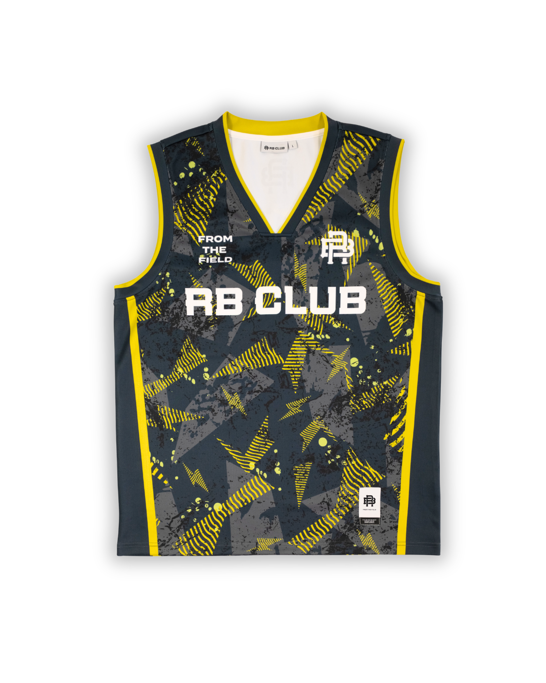 GOLD FUZZ VEST - GOLD & BLACK