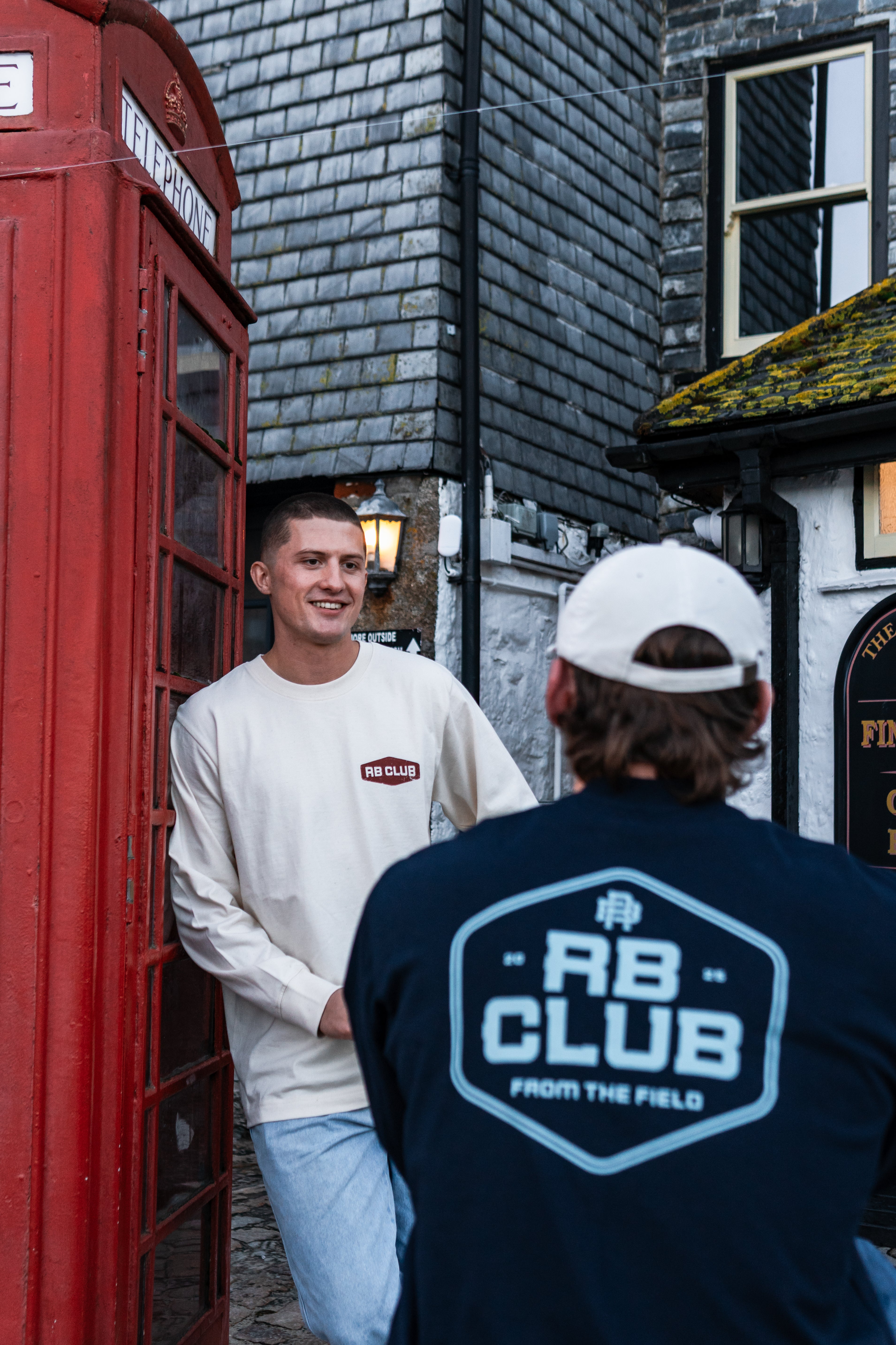 HEAVY WEIGHT LONG SLEEVE TEE - NAVY