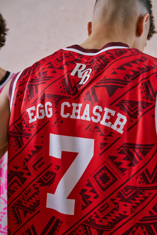 DEVILS CHASER VEST - RED & MAROON