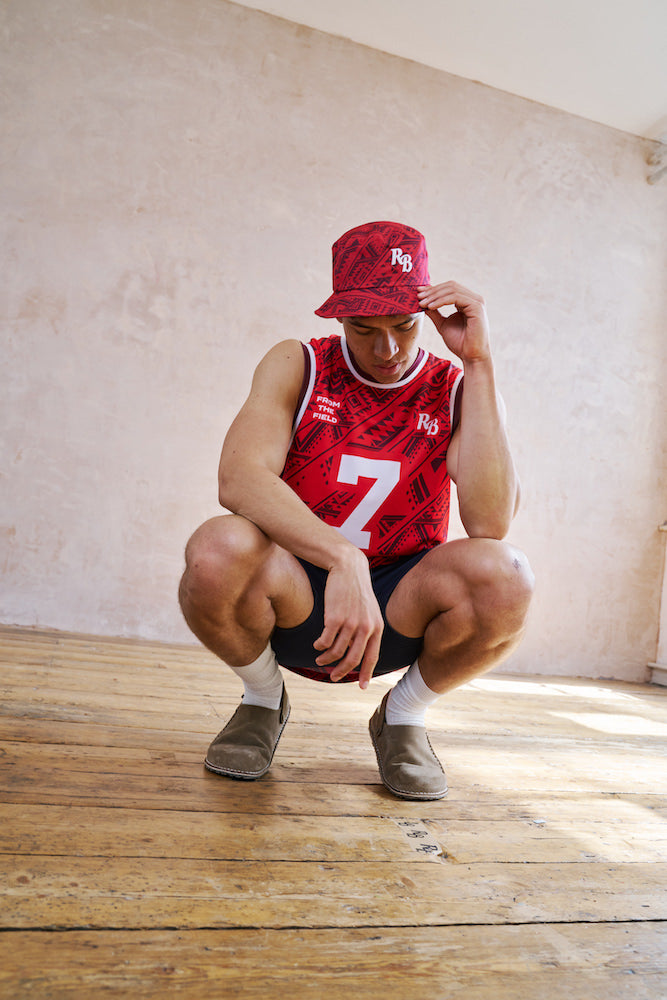 DEVIL CHASER BUCKET HAT - RED