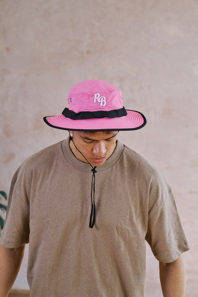 BLUSH RB BOONIE - PINK & BLACK
