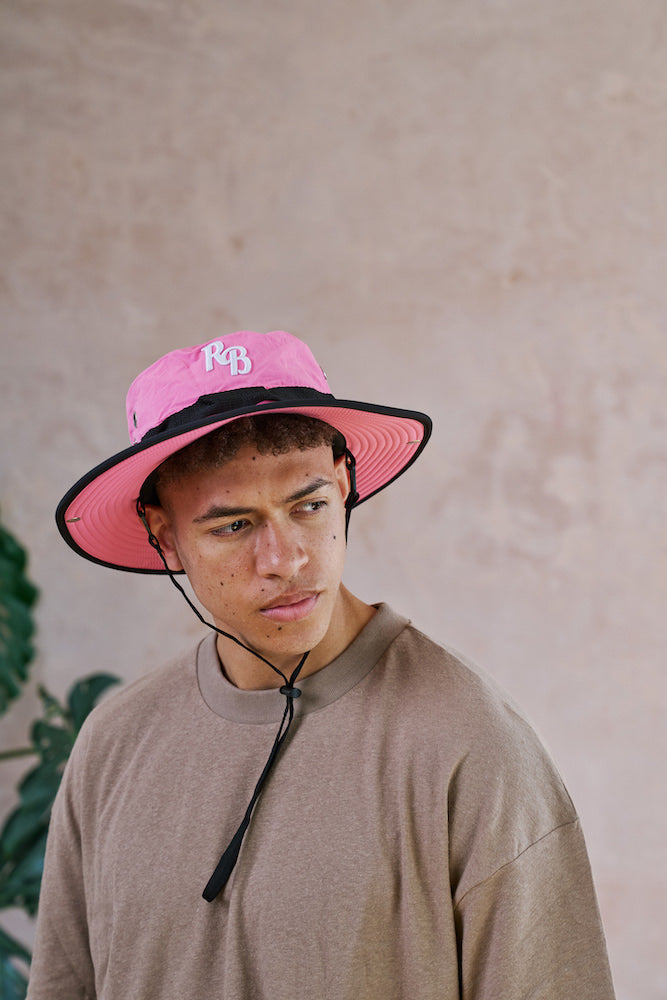 BLUSH RB BOONIE - PINK & BLACK