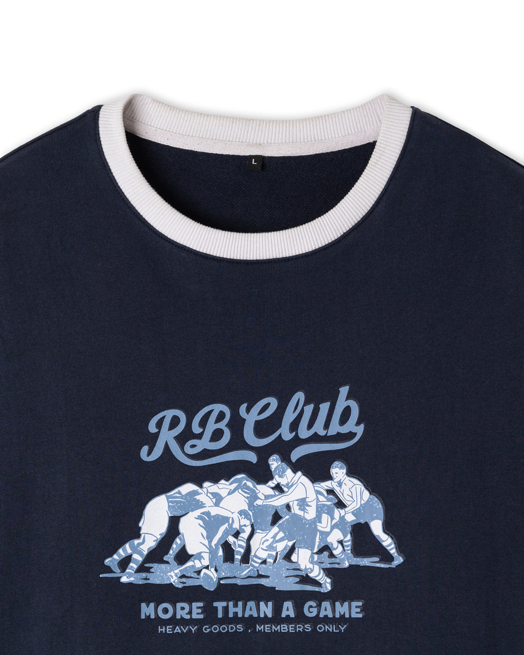 RINGER TEE - NAVY