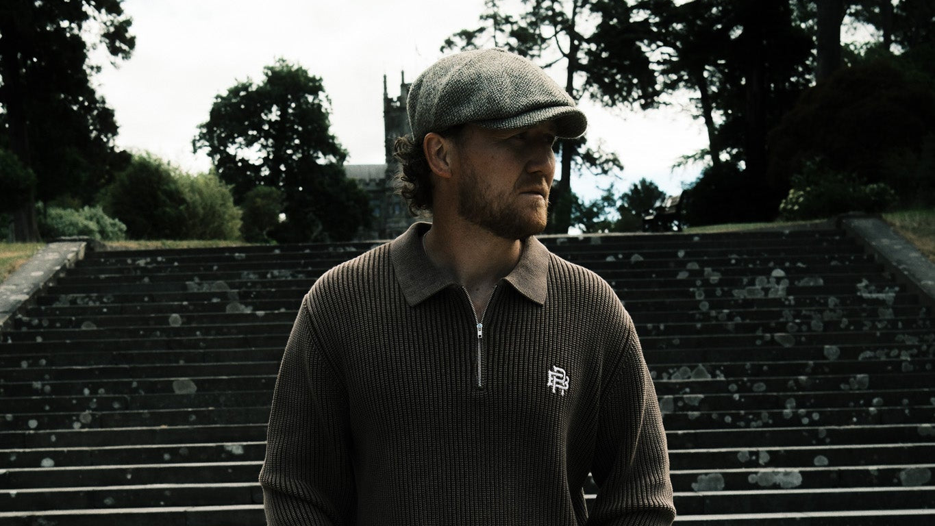 FISHERMAN 1/4 ZIP - ACID BROWN