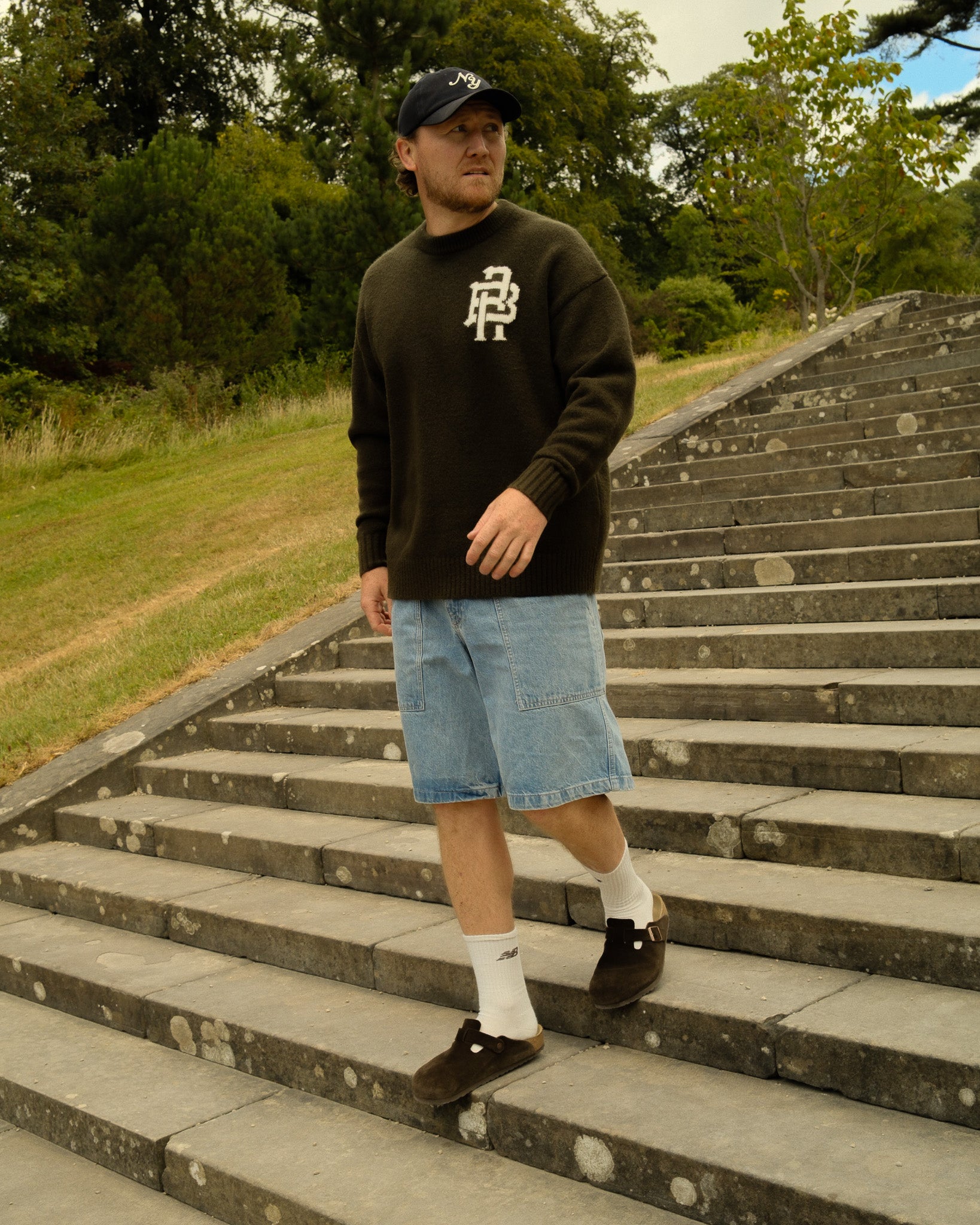 CLUB CREW KNIT - GREEN